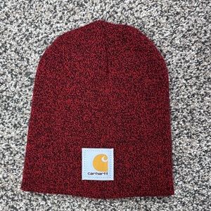 Carhartt Knit Beanie Hat in Red